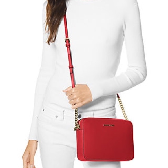 Michael Kors Handbags - Michael Kors Jet Set Large Crossbody